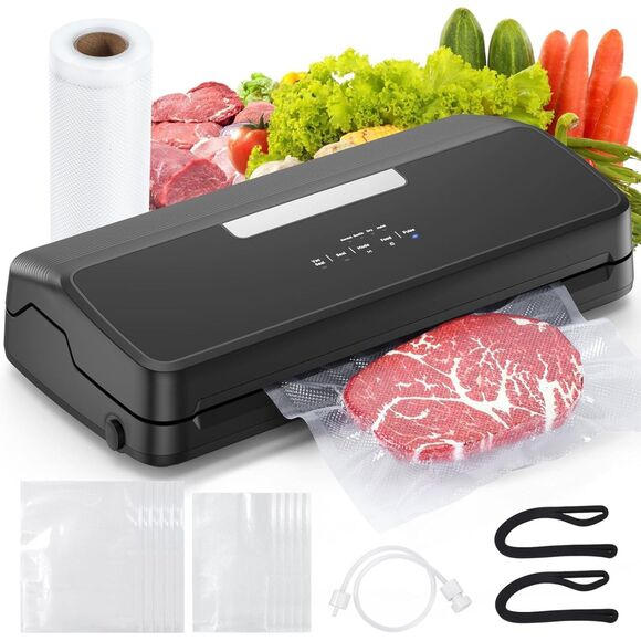 Vacuum Sealer Machine, 7-in-1 Vacuum Sealer for Food with Built-in Cutter - Picture 1 of 7